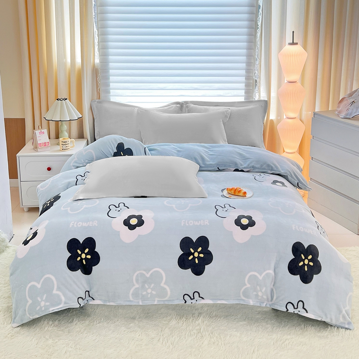 91家纺网 家纺一手货源 找家纺 （总）锦罗绣 2025新款230克牛奶绒印花单被套