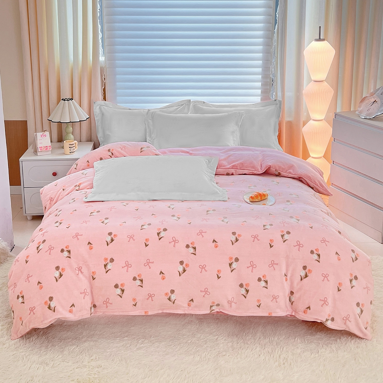 91家纺网 家纺一手货源 找家纺 （总）锦罗绣 2025新款230克牛奶绒印花单被套