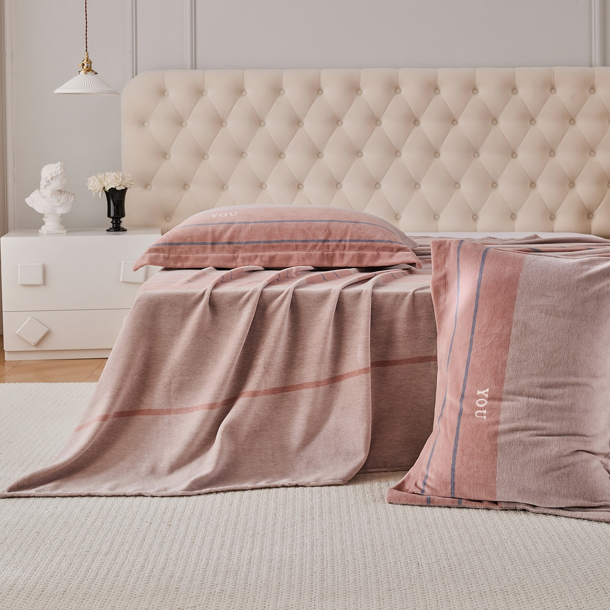 91家纺网 家纺一手货源 找家纺 （总）锦罗绣 2025新款230克牛奶绒印花单床单