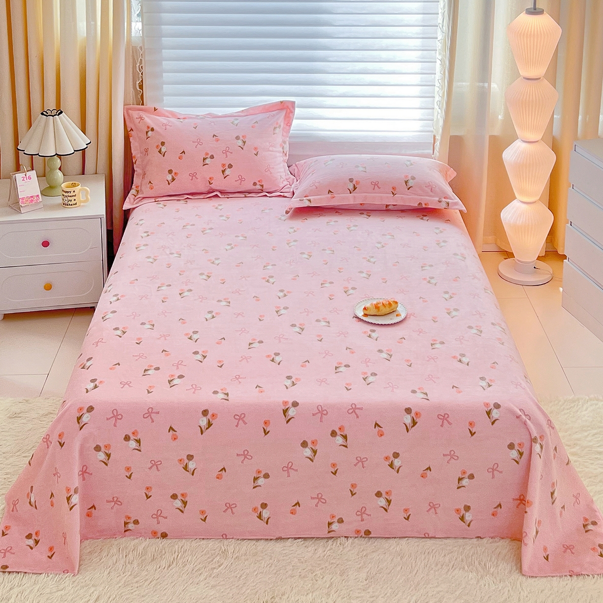 91家纺网 家纺一手货源 找家纺 （总）锦罗绣 2025新款230克牛奶绒印花单床单