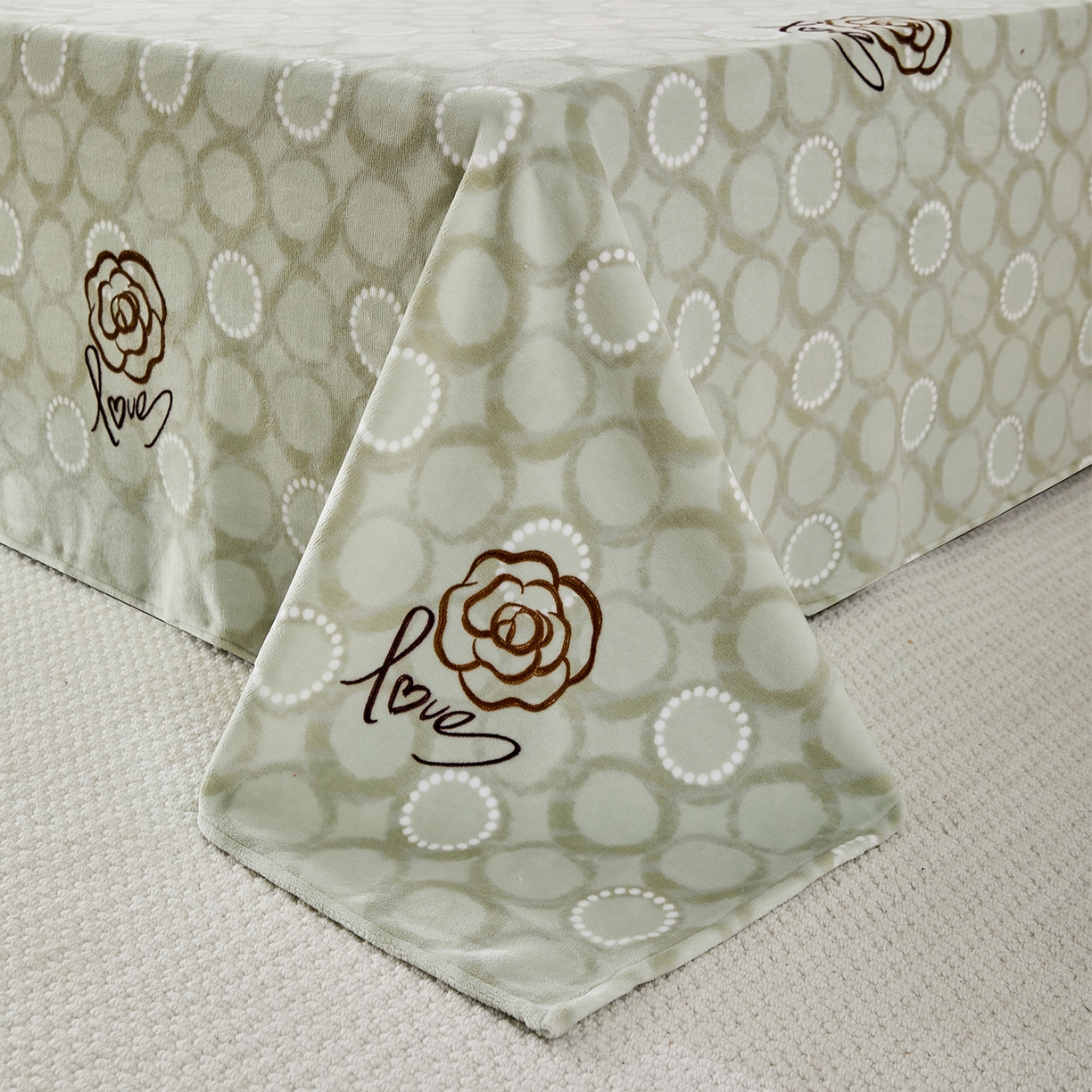 91家纺网 家纺一手货源 找家纺 锦罗绣 2025新款230克牛奶绒印花单床单 等待