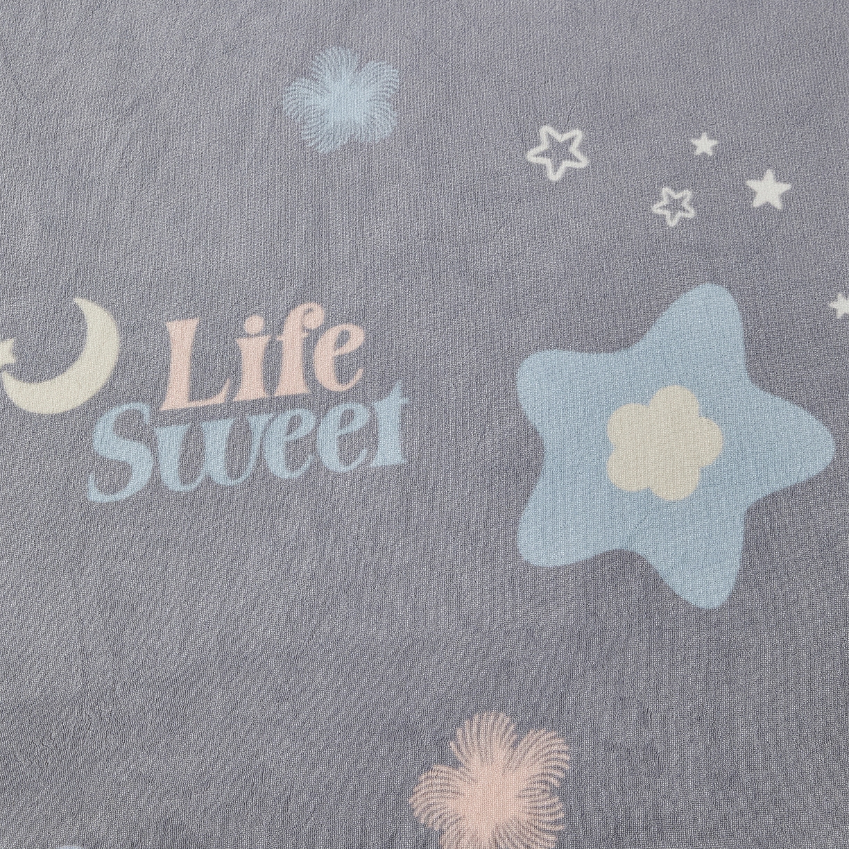 91家纺网 家纺一手货源 找家纺 锦罗绣 2025新款230克牛奶绒印花单床单 时光