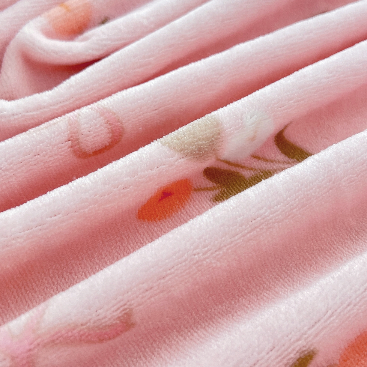 91家纺网 家纺一手货源 找家纺 锦罗绣 2025新款230克牛奶绒印花单床单 郁金香