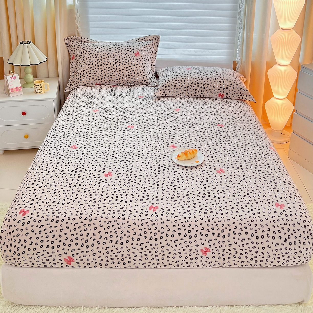 91家纺网 家纺一手货源 找家纺 （总）锦罗绣 2025新款230克牛奶绒印花单床笠