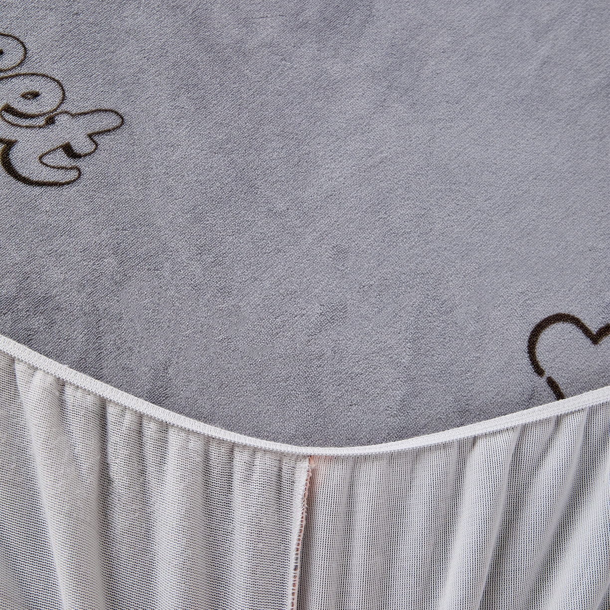 91家纺网 家纺一手货源 找家纺 锦罗绣 2025新款230克牛奶绒印花单床笠 甜蜜宝贝