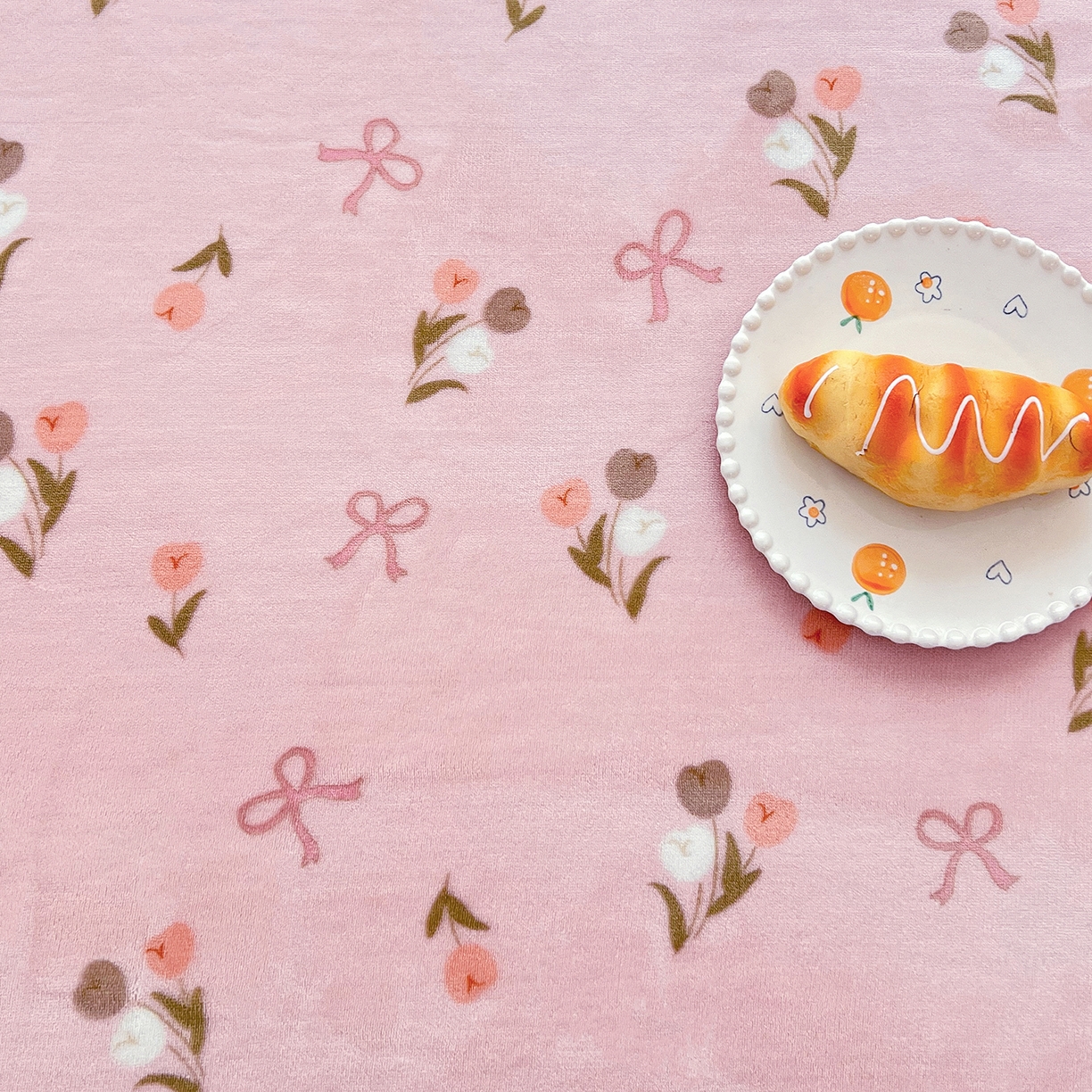 91家纺网 家纺一手货源 找家纺 锦罗绣 2025新款230克牛奶绒印花单床笠 郁金香