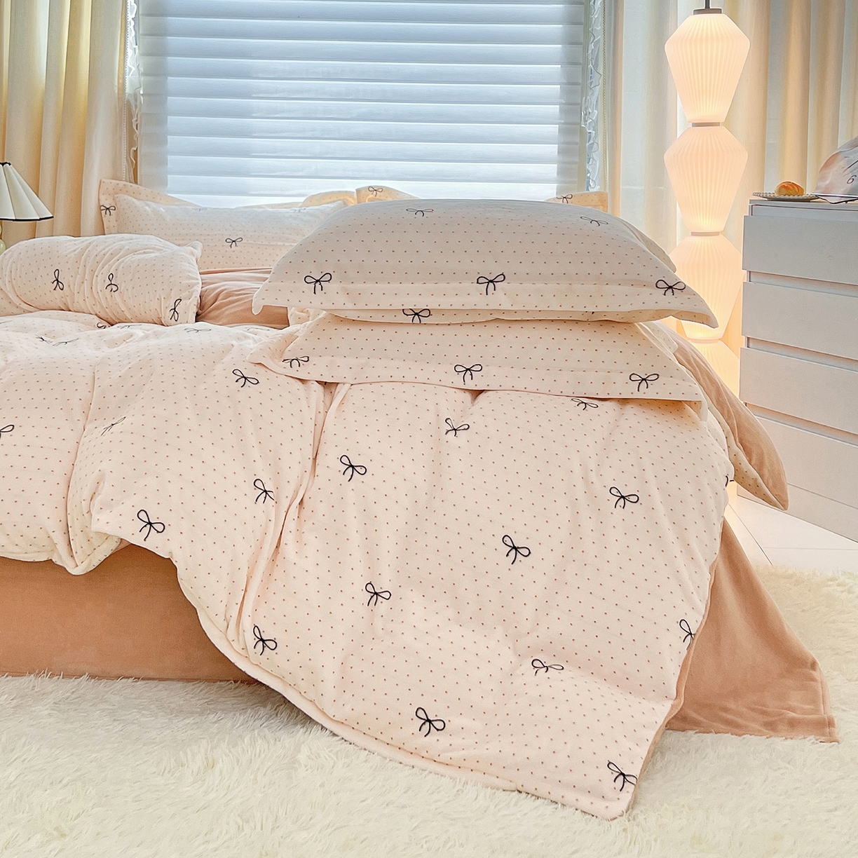 91家纺网 家纺一手货源 找家纺 （总）锦罗绣 2025新款230克牛奶绒印花四件套