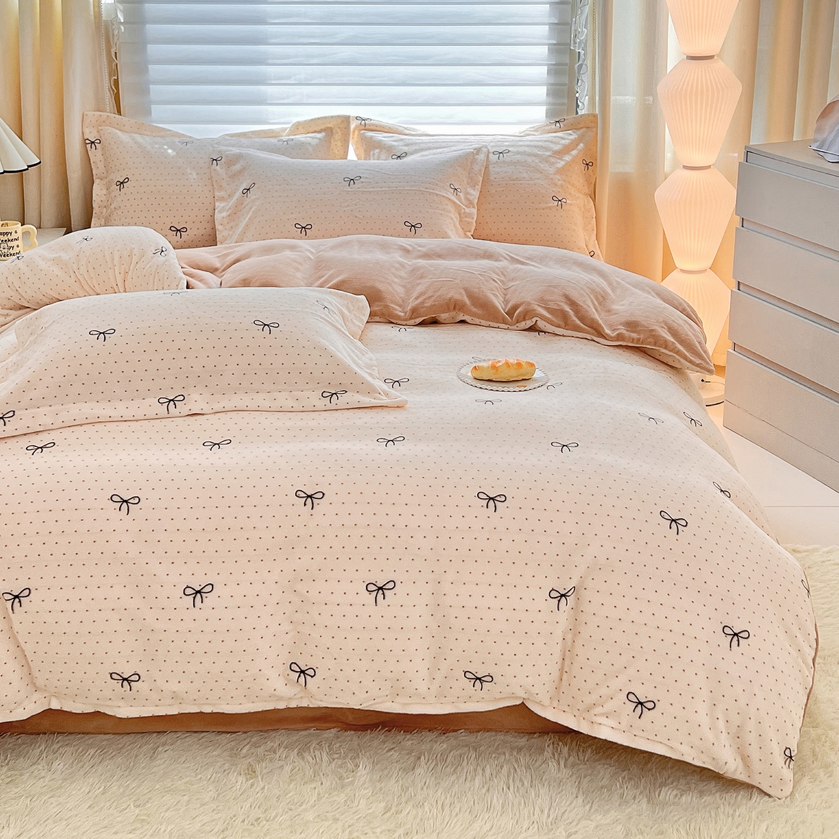 91家纺网 家纺一手货源 找家纺 （总）锦罗绣 2025新款230克牛奶绒印花四件套