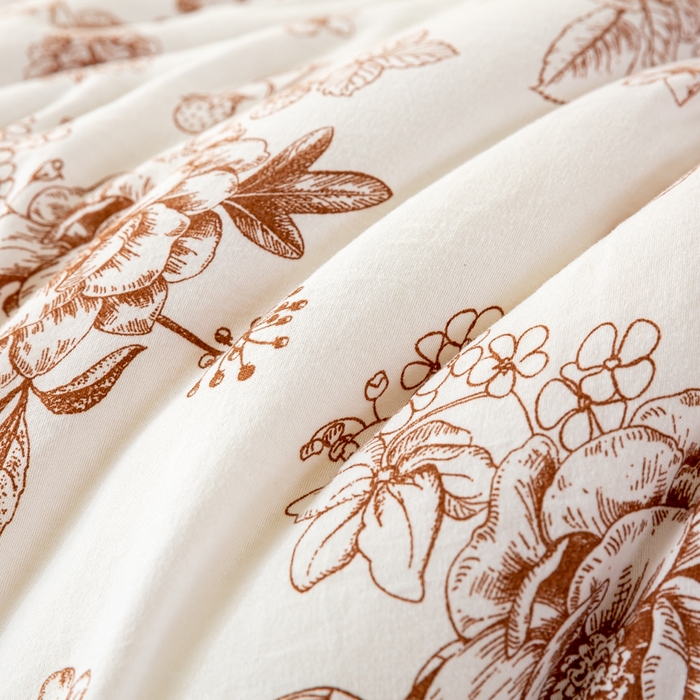 91家纺网 家纺一手货源 找家纺 美梦之都 2025新款A类水洗豆豆绒印花大豆被子被芯 繁花似锦