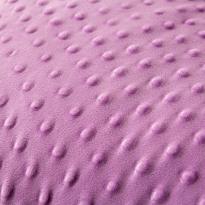 91家纺网 家纺一手货源 找家纺 美梦之都 2025新款A类水洗豆豆绒印花大豆被子被芯 花田紫