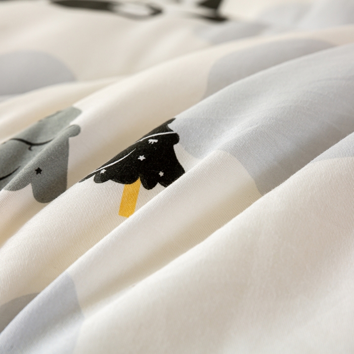 91家纺网 家纺一手货源 找家纺 美梦之都 2025新款A类水洗豆豆绒印花大豆被子被芯 可爱熊猫