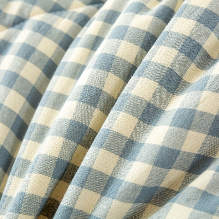 91家纺网 家纺一手货源 找家纺 美梦之都 2025新款A类水洗豆豆绒印花大豆被子被芯 兰小格