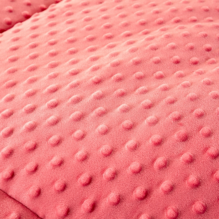 91家纺网 家纺一手货源 找家纺 美梦之都 2025新款A类水洗豆豆绒印花大豆被子被芯 郁金香