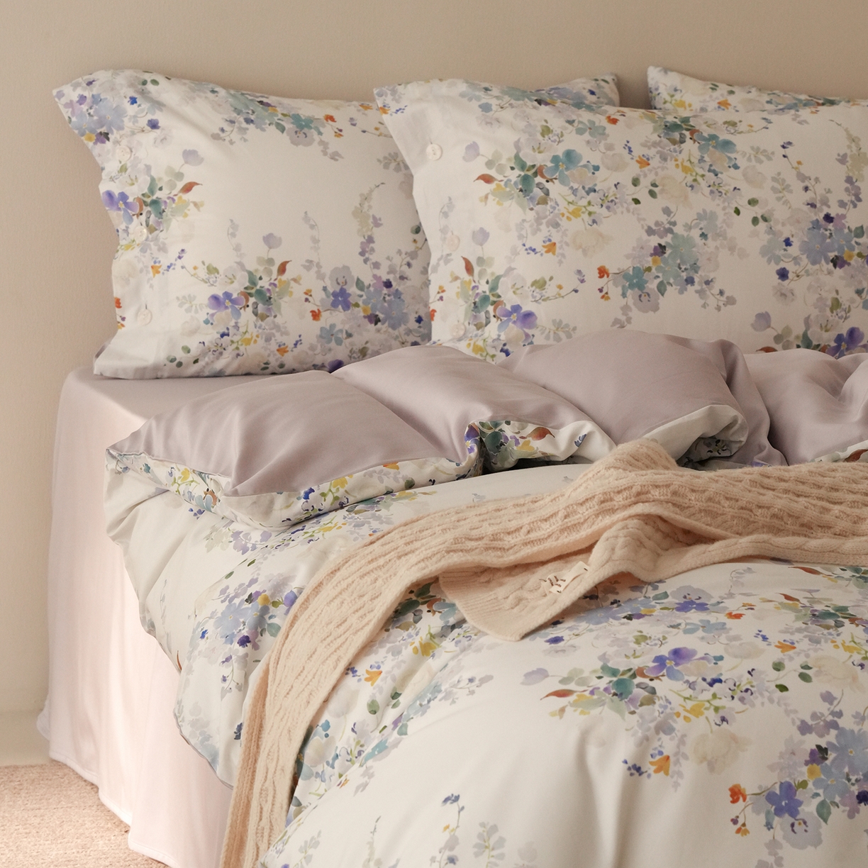 91家纺网 家纺一手货源 找家纺 （总）三味舒屋 2025新款黄金棉磨毛数码印花四件套