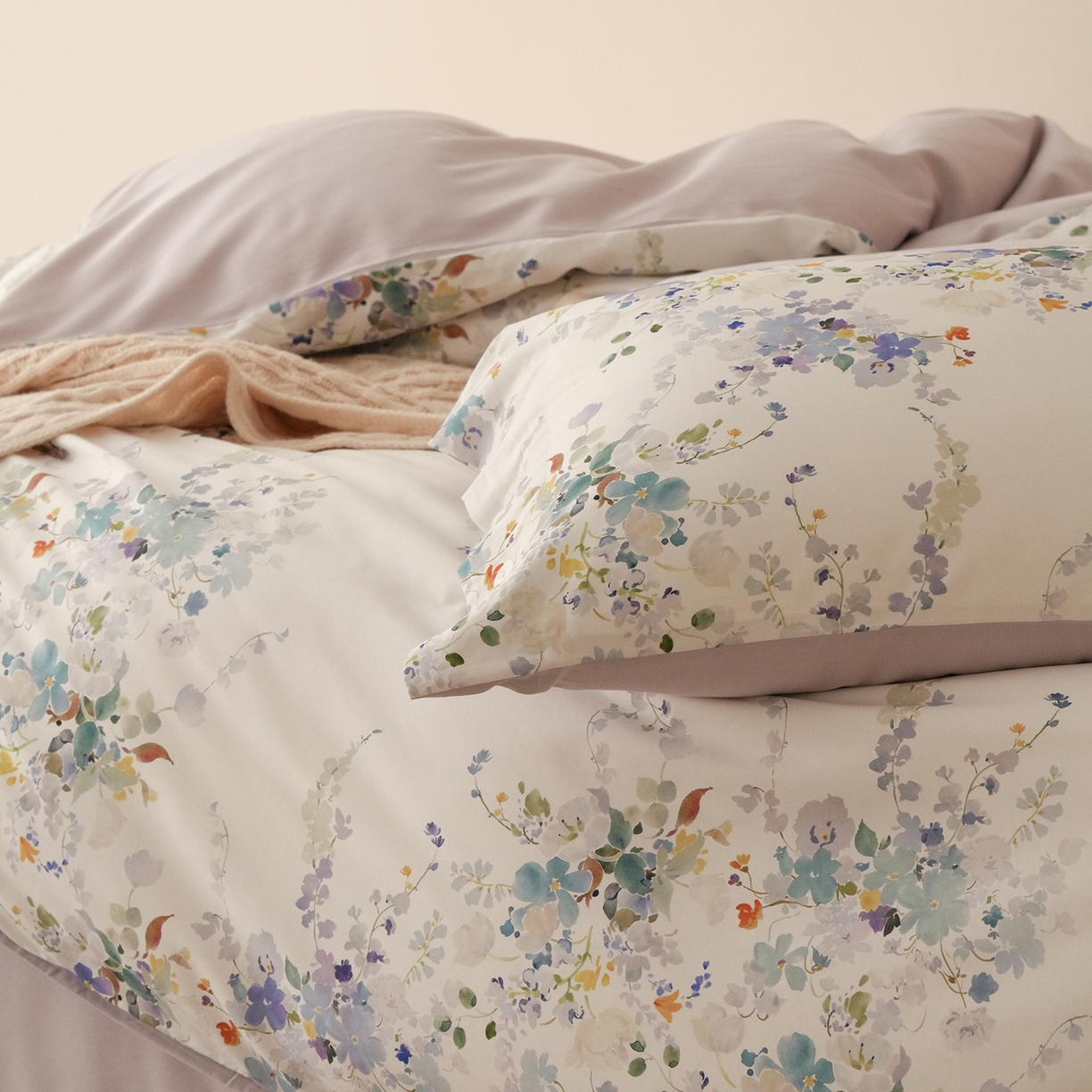 91家纺网 家纺一手货源 找家纺 （总）三味舒屋 2025新款黄金棉磨毛数码印花四件套