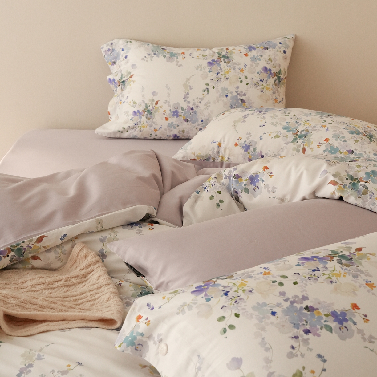 91家纺网 家纺一手货源 找家纺 （总）三味舒屋 2025新款黄金棉磨毛数码印花四件套