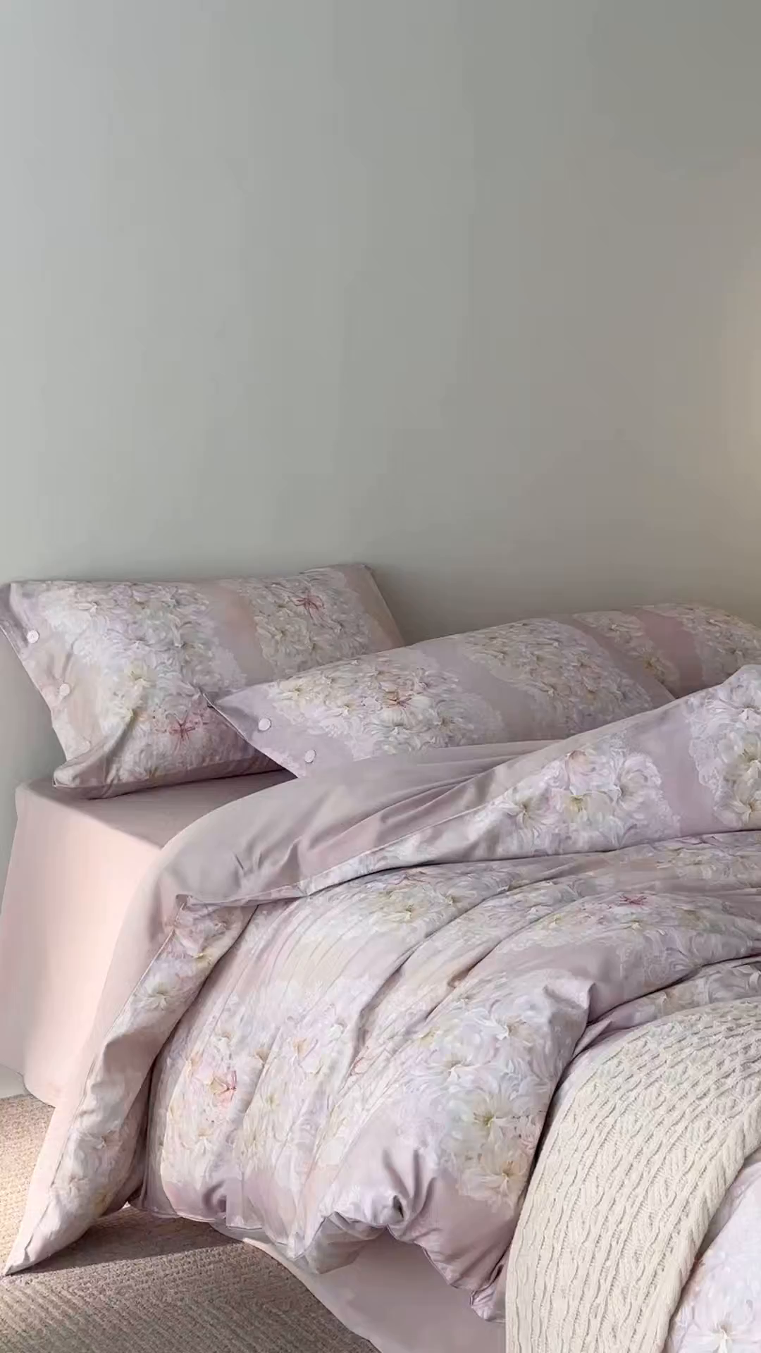 91家纺网 家纺一手货源 找家纺 三味舒屋 2025新款黄金棉磨毛数码印花四件套 磨毛喜礼