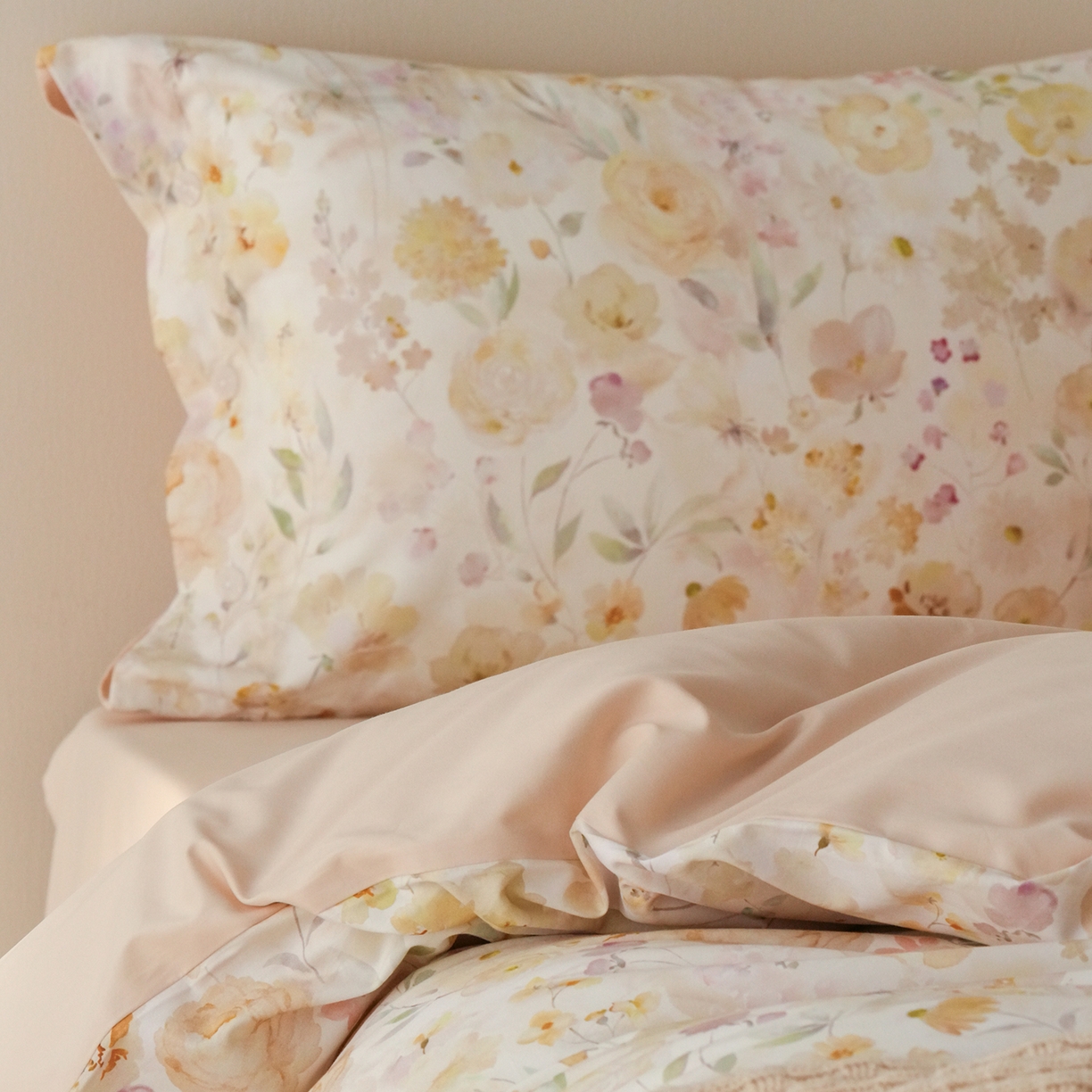 91家纺网 家纺一手货源 找家纺 三味舒屋 2025新款黄金棉磨毛数码印花四件套 磨毛悦夏