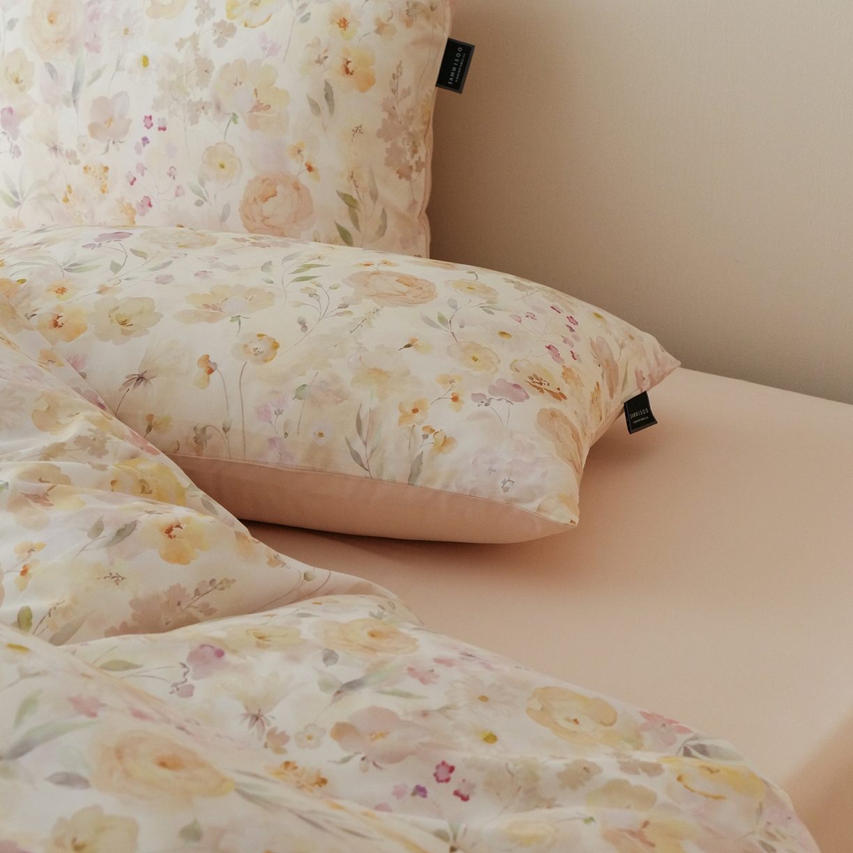 91家纺网 家纺一手货源 找家纺 三味舒屋 2025新款黄金棉磨毛数码印花四件套 磨毛悦夏