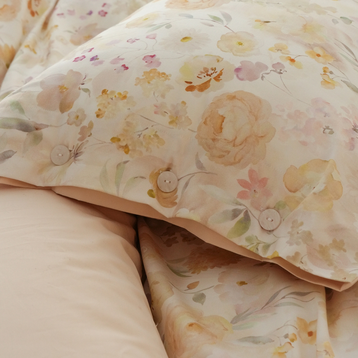 91家纺网 家纺一手货源 找家纺 三味舒屋 2025新款黄金棉磨毛数码印花四件套 磨毛悦夏