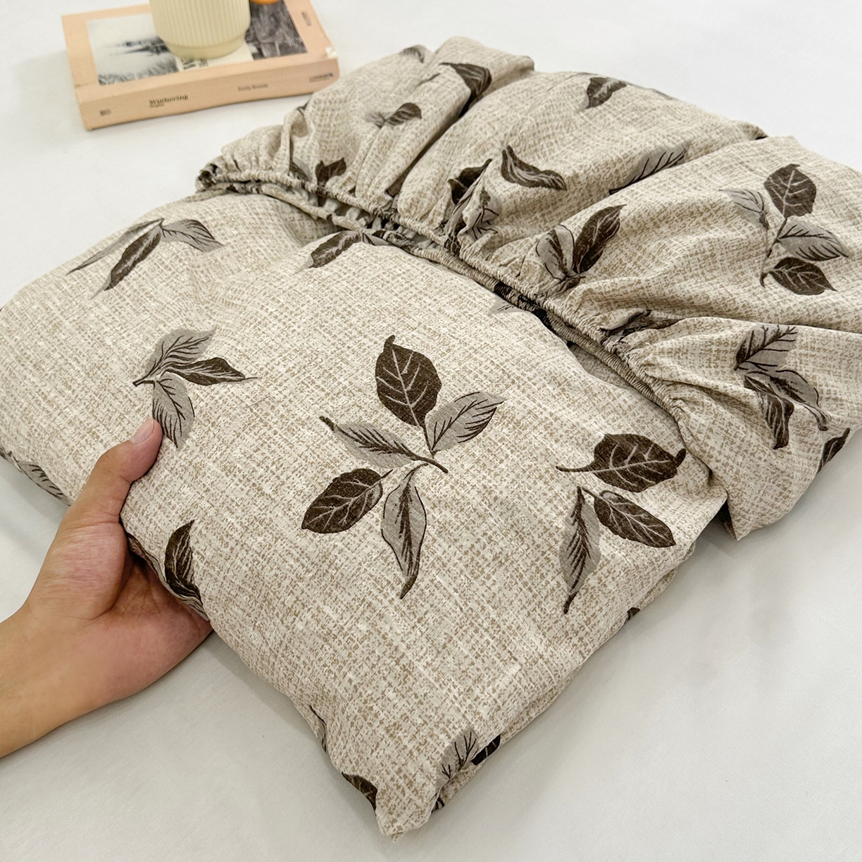 91家纺网 家纺一手货源 找家纺 （总）仟网汇 2025新款高克重水洗亚麻复古原麻床笠