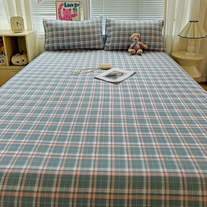 91家纺网 家纺一手货源 找家纺 （总）新印象 2025新款ins博主风亲肤棉单床单床单单品-无印风