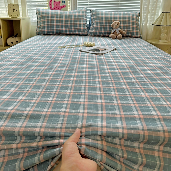 91家纺网 家纺一手货源 找家纺 （总）新印象 2025新款ins博主风亲肤棉单床单床单单品-无印风