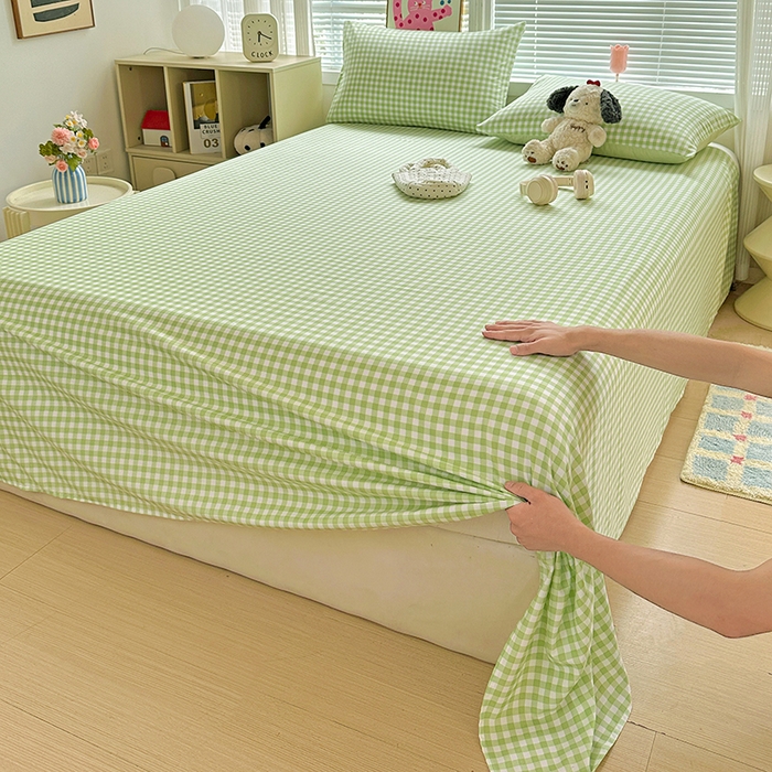 91家纺网 家纺一手货源 找家纺 新印象 2025新款ins博主风亲肤棉单床单床单单品-无印风 迈阿密