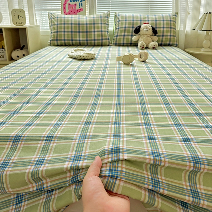 91家纺网 家纺一手货源 找家纺 新印象 2025新款ins博主风亲肤棉单床单床单单品-无印风 奥兰多