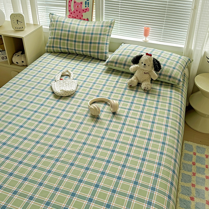 91家纺网 家纺一手货源 找家纺 新印象 2025新款ins博主风亲肤棉单床单床单单品-无印风 奥兰多