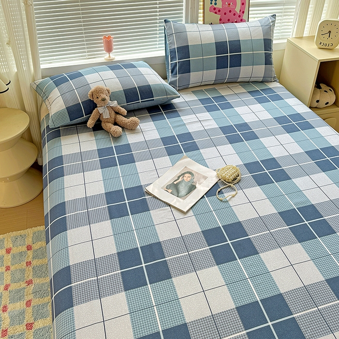 91家纺网 家纺一手货源 找家纺 新印象 2025新款ins博主风亲肤棉单床单床单单品-无印风 柏林