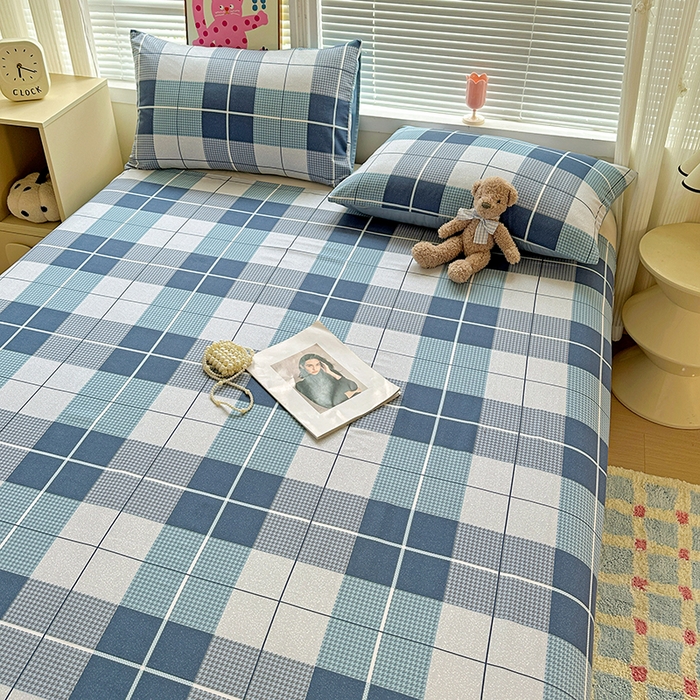 91家纺网 家纺一手货源 找家纺 新印象 2025新款ins博主风亲肤棉单床单床单单品-无印风 柏林