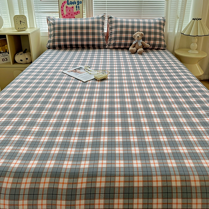 91家纺网 家纺一手货源 找家纺 新印象 2025新款ins博主风亲肤棉单床单床单单品-无印风 开罗