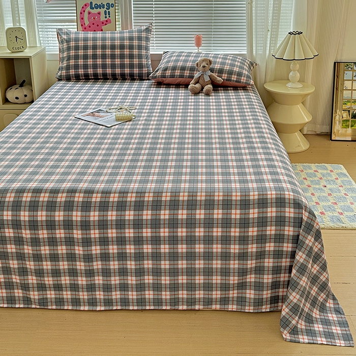 91家纺网 家纺一手货源 找家纺 新印象 2025新款ins博主风亲肤棉单床单床单单品-无印风 开罗