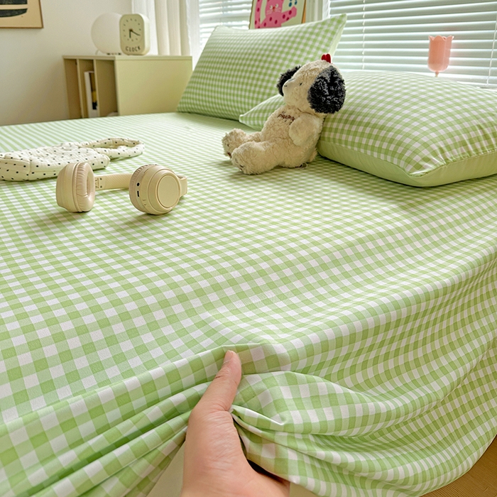 91家纺网 家纺一手货源 找家纺 新印象 2025新款ins博主风亲肤棉单床单床单单品-无印风 迈阿密