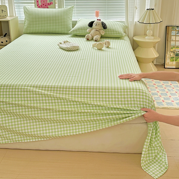 91家纺网 家纺一手货源 找家纺 新印象 2025新款ins博主风亲肤棉单床单床单单品-无印风 迈阿密