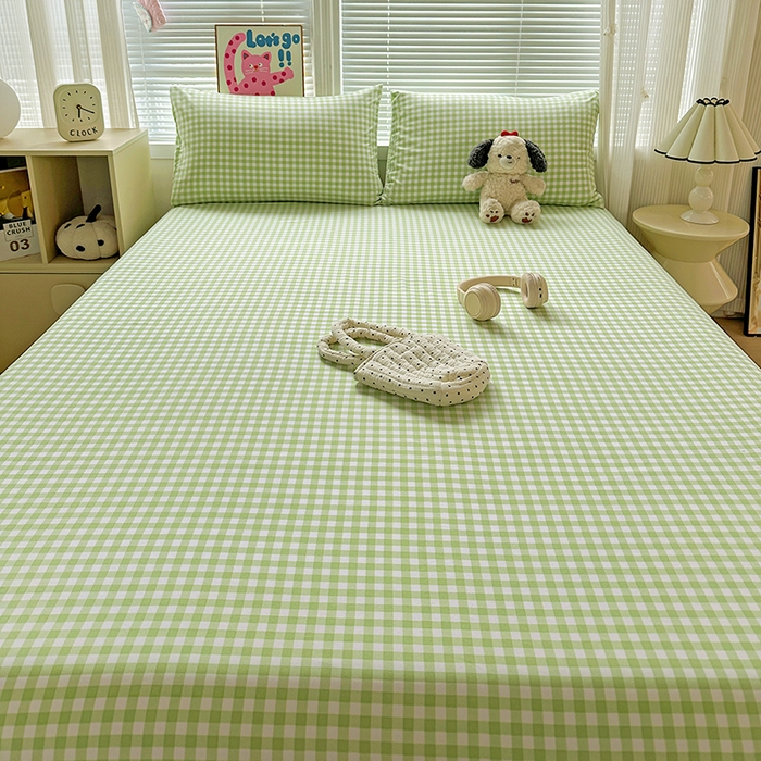 91家纺网 家纺一手货源 找家纺 新印象 2025新款ins博主风亲肤棉单床单床单单品-无印风 迈阿密