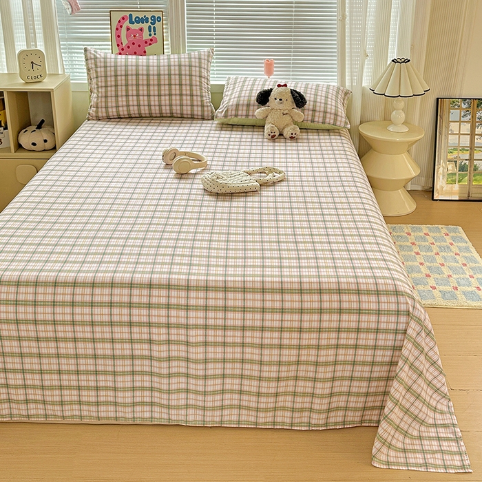 91家纺网 家纺一手货源 找家纺 新印象 2025新款ins博主风亲肤棉单床单床单单品-无印风 西雅图