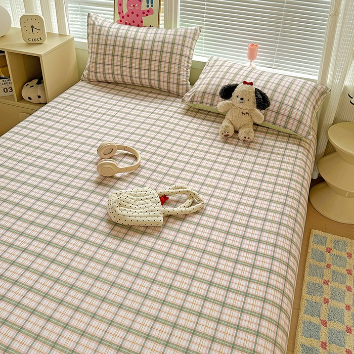 91家纺网 家纺一手货源 找家纺 新印象 2025新款ins博主风亲肤棉单床单床单单品-无印风 西雅图