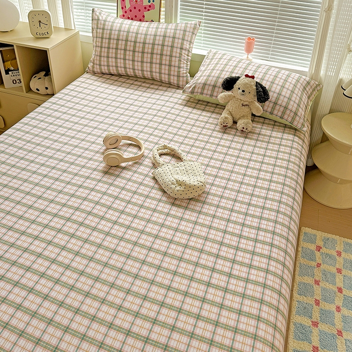 91家纺网 家纺一手货源 找家纺 新印象 2025新款ins博主风亲肤棉单床单床单单品-无印风 西雅图