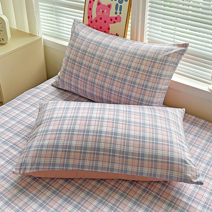 91家纺网 家纺一手货源 找家纺 新印象 2025新款ins博主风亲肤棉单床单床单单品-无印风 芝加哥