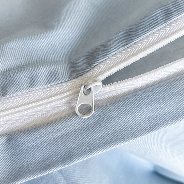 91家纺网 家纺一手货源 找家纺 索飞特家纺 2025新款全棉蕾丝双层边刺绣四件套（蝶雅） 蝶雅-蓝