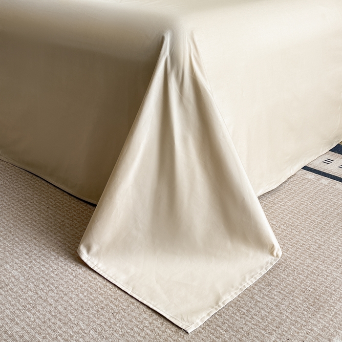 91家纺网 家纺一手货源 找家纺 索飞特家纺 2025新款全棉蕾丝双层边刺绣四件套（蝶雅） 蝶雅-燕麦