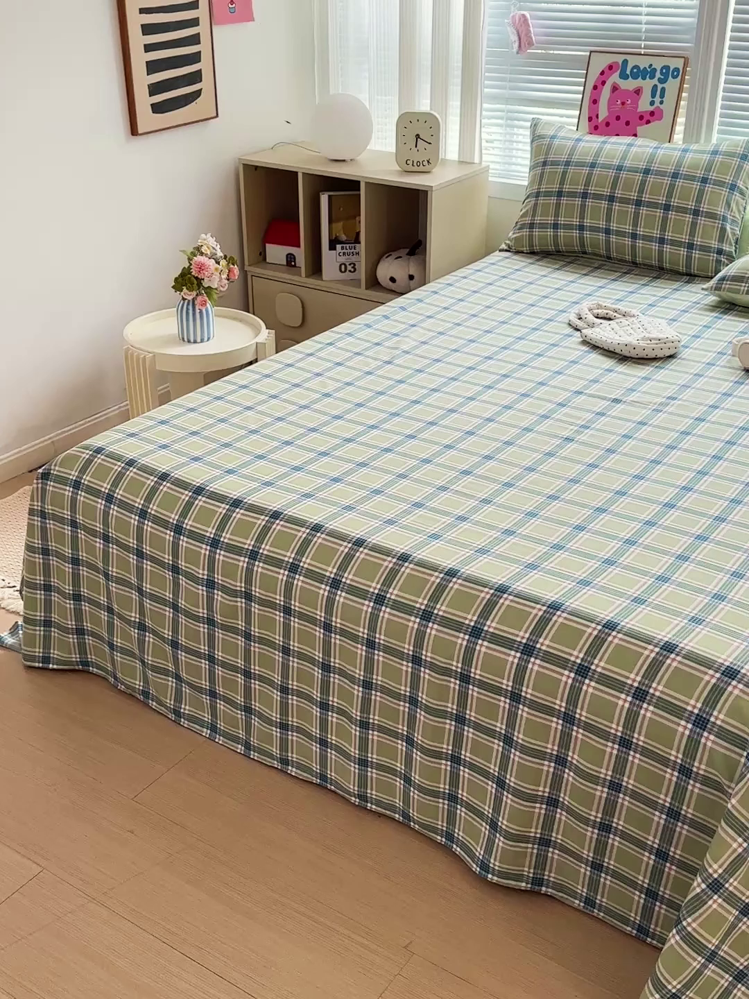 91家纺网 家纺一手货源 找家纺 新印象 2025新款ins博主风亲肤棉单床单床单单品-无印风 奥兰多