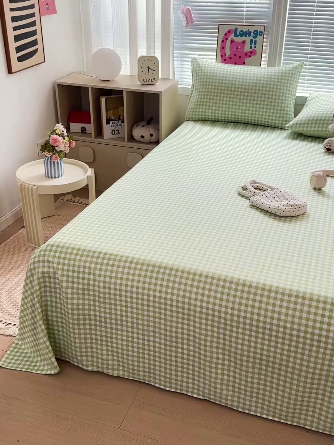 91家纺网 家纺一手货源 找家纺 新印象 2025新款ins博主风亲肤棉单床单床单单品-无印风 迈阿密