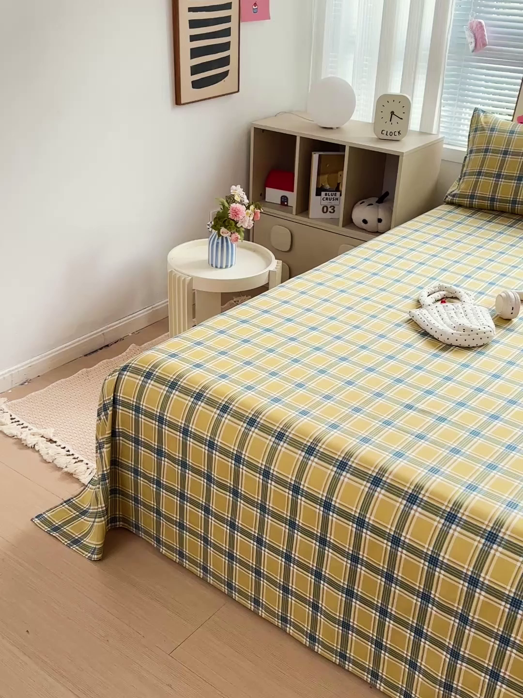 91家纺网 家纺一手货源 找家纺 新印象 2025新款ins博主风亲肤棉单床单床单单品-无印风 莫斯科