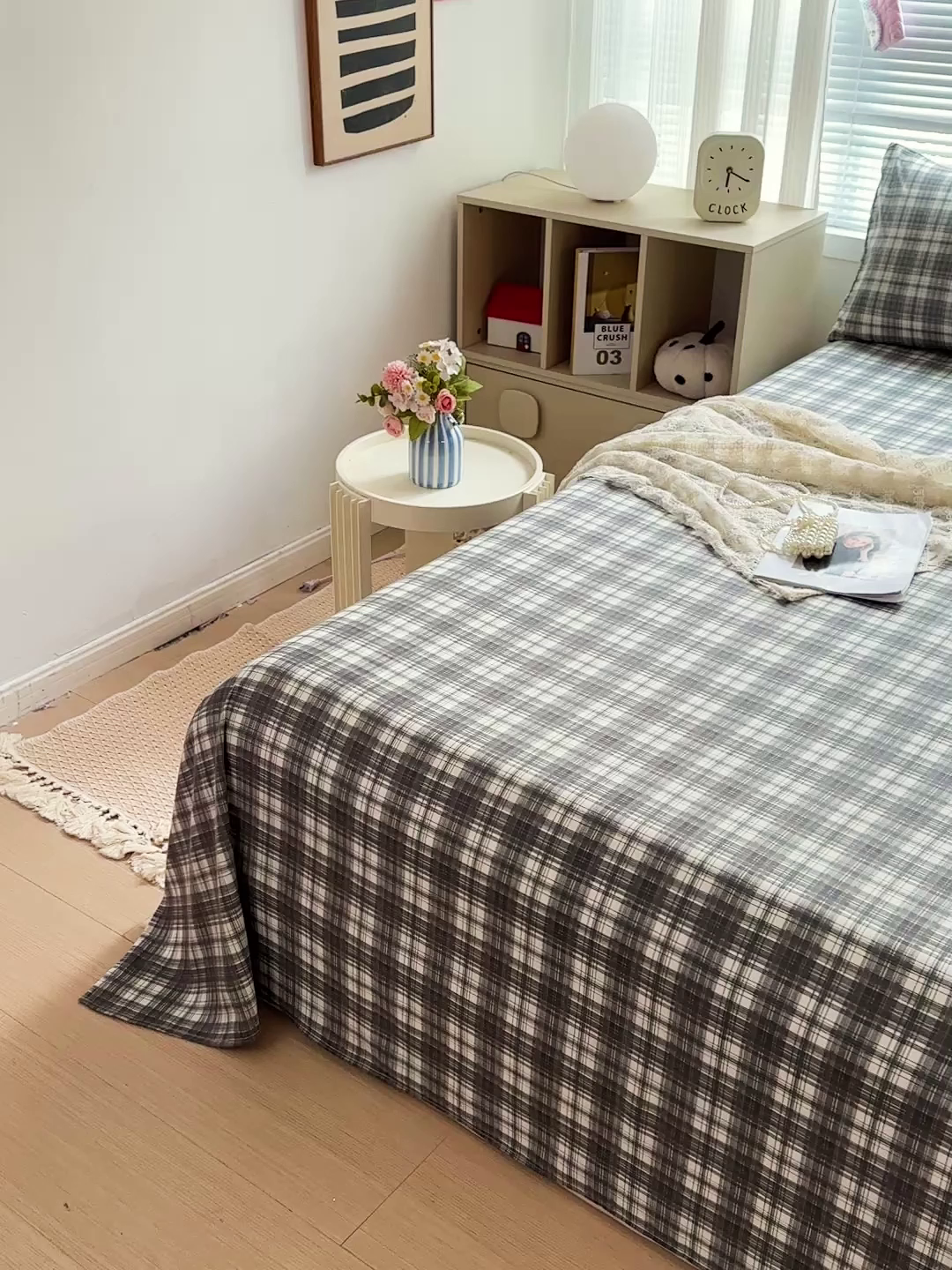 91家纺网 家纺一手货源 找家纺 新印象 2025新款ins博主风亲肤棉单床单床单单品-无印风 雅典