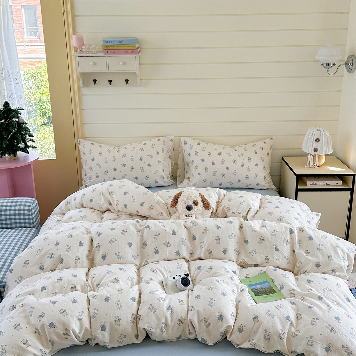 91家纺网 家纺一手货源 找家纺 （总）麦伦 2025年新品 --全棉有氧双层纱简约款系列