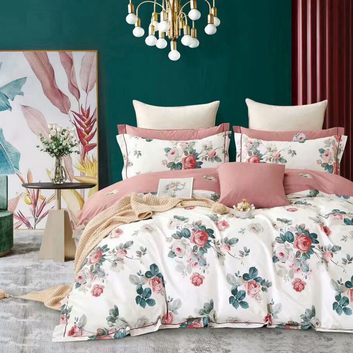 91家纺网 家纺一手货源 找家纺 （总）未来家居 2025新款三件套金凯丽13376