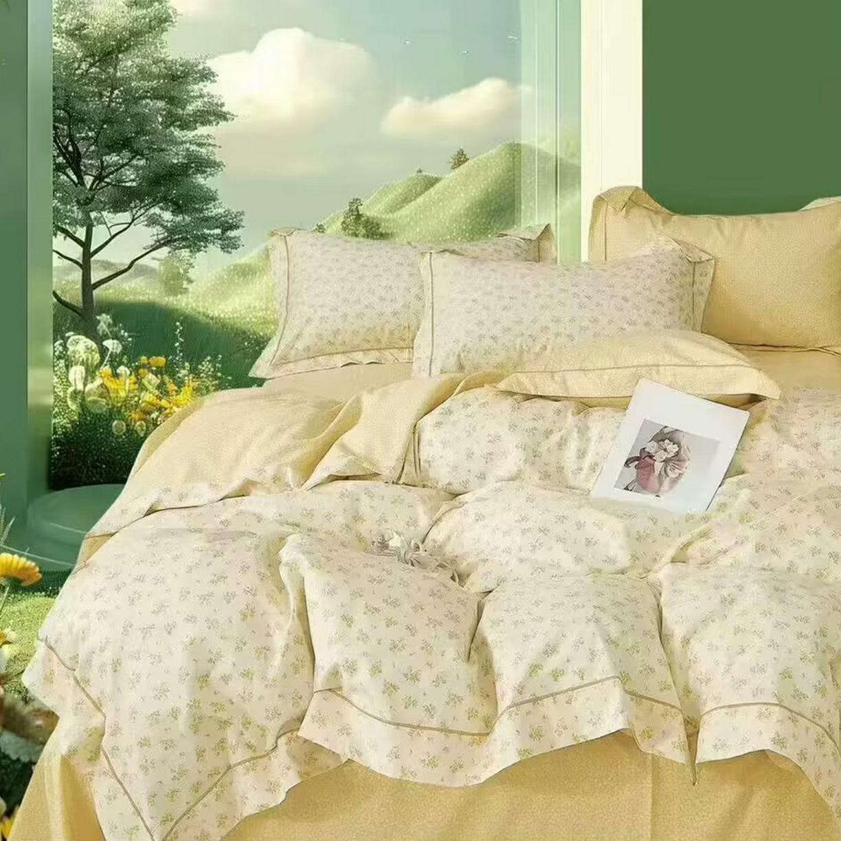 91家纺网 家纺一手货源 找家纺 （总）未来家居 2025新款三件套金凯丽13376